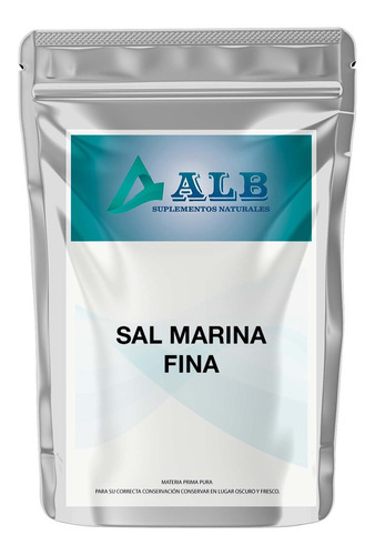 Sal Marina Fina Pura 5 Kg Alb