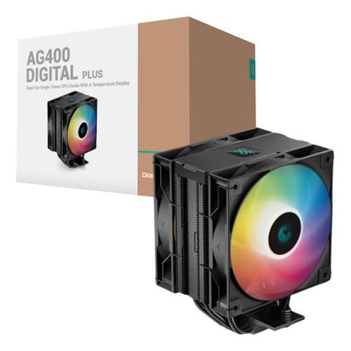 Cooler Gamer Deepcool Ag400 Digital Plus Rgb Para Cpu
