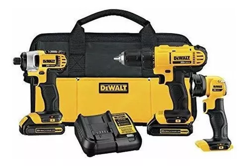 Combo Kit Dewalt 10 Herramientas Combinado Inalámbrico