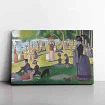 Comprar Quadros Canvas Arte Pinturas Artistas Pintores 100x70cm Cor Uma Tarde De Domingo Armação Borda Infinita