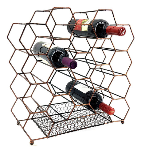 Bellaa 23424 Estante De Vino Para Encimera, 20 Botellas, Sop