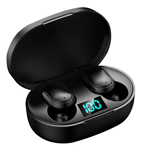 Auriculares Gadnic A128FGRS In-ear Inalambricos Color Negro