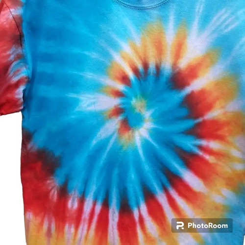 Remeras Batik Tie Dye Hippies Espiral Psicodelicasoriginales