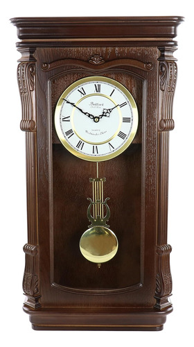 Bedford Clock Collection Reloj De Pared Con Péndulo De Timbr