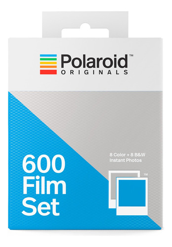 Polaroid Originals 4844 600 Film Set 1 Color 1 B Y W White