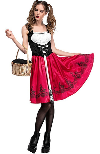 Imagen 5 de 6 de Disfraz Caperucita Roja Halloween Mujer