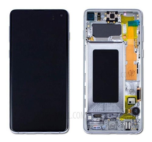 Modulo Pantalla Display Tactil Para Samsung S10 G973 C/marco
