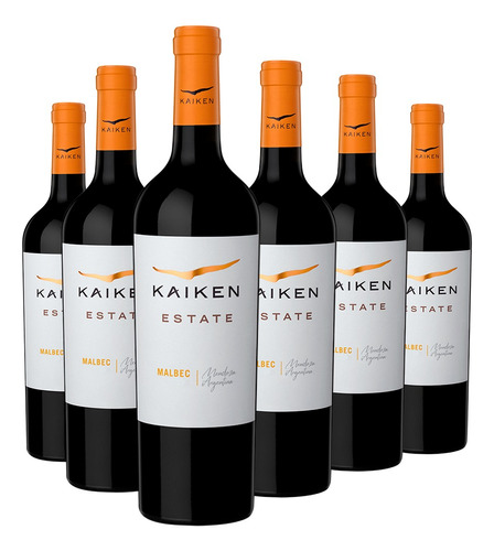 Vino Kaiken Estate Malbec 6x750cc 