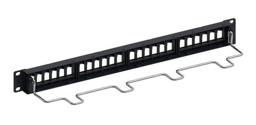 Path Panel Commscope Systimax De 24 Puertos Cat 6 Mod: Black