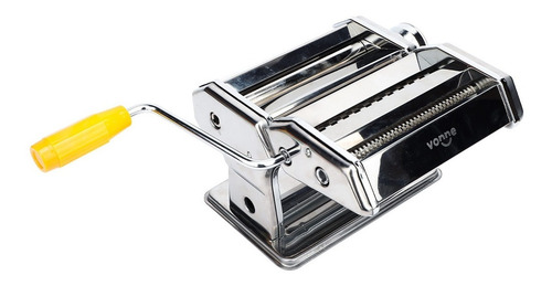 Imagen 4 de 10 de Maquina Pasta Sobadora Acero Inox. Vonne Fideos Cinta 15 Cm