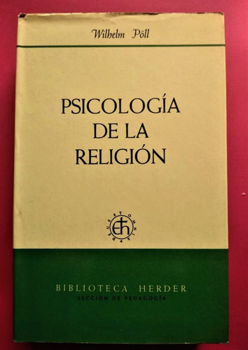 Psicología De La Religión - Wilhelm Pöll