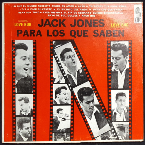 Imagen 2 de 3 de Disco Vinilo Jack Jones. Para Los Que Saben. 21045