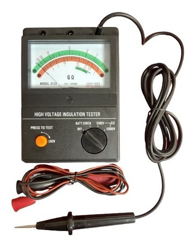 Megohmetro Analogico Tbcin Modelo 3123 400.000 Mohms.