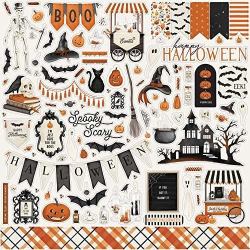 Papel Decorativo - Carta Bella Paper Company Halloween Marke