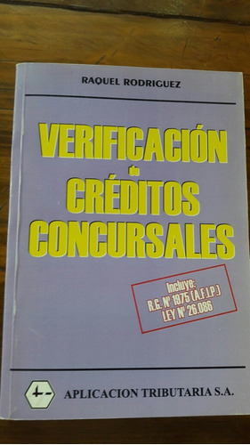 Verificacion De Creditos Concursales Rodriguez D