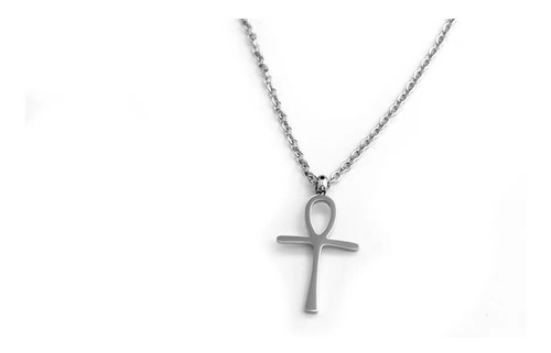 Collar Cadena Dije Cristo Cruz Crucifijo Acero Quirúrgico
