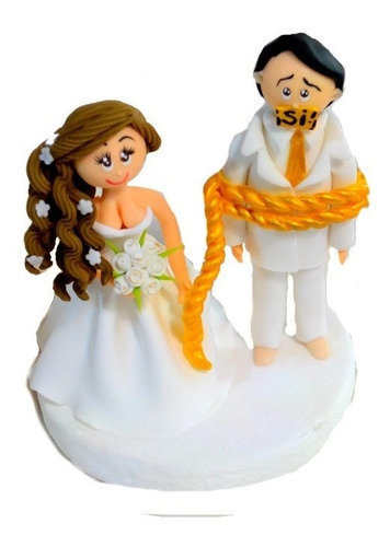 Pareja De Novios Para Matrimonios En Porcelanicron, Porcelan