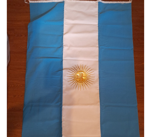 Bandera De Ceremonia De La República Argentina Doble Sol 