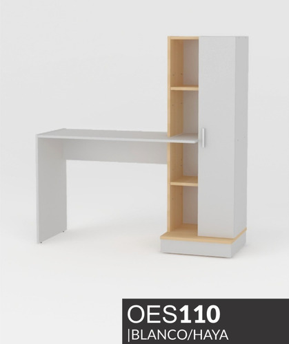 Imagen 4 de 5 de Escritorio Organizador Con Biblioteca 130 X 136 X 45 Oes 110