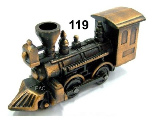 Tren Locomotora Miniatura Sacapuntas Metal Coleccion 119