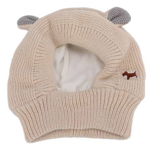 Gorro De Lana Para Perro Tejido Con Orejas De Conejo Y Prote