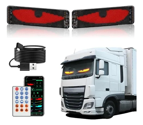 comprar 2 Luces De Ojos De Diablo Para Automóviles, Panel De Led