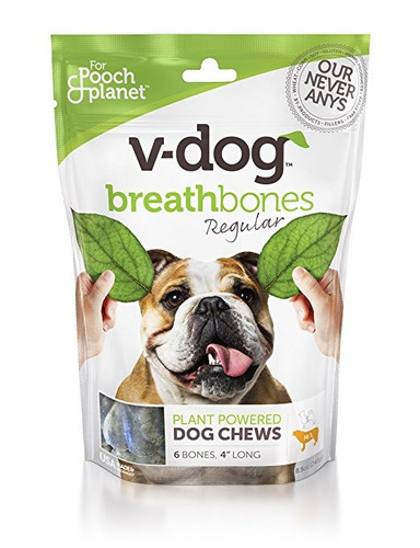 V-perro Vegan Perro Trata Breathbones