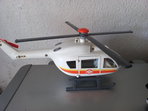 Playmobil 70048 Helicóptero De Rescate Playlgh..leer Bien