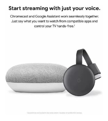 Google Chromecast 3.ª Generación Ga00439 - Carbón