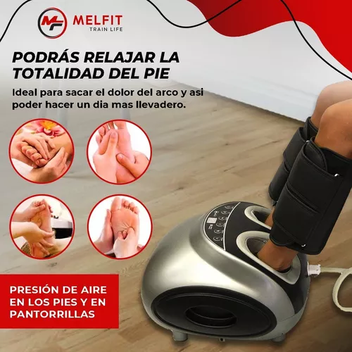 Masajeador Pies Melfit Shiatsu Compresion De Aire Calor Color I3000