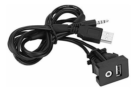 Alargador 3.3 Ft Usb 0.138 In Aux Para Toyota Vehiculo Moto