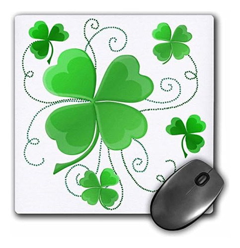 Llc 8 X 8 X 0.25 Inches Mouse Pad, Lucky Shamrocks Just...