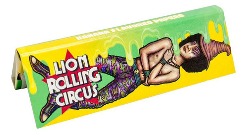 Papelillos Saborizados Pack X 10 Sedas Lion Rolling Circus