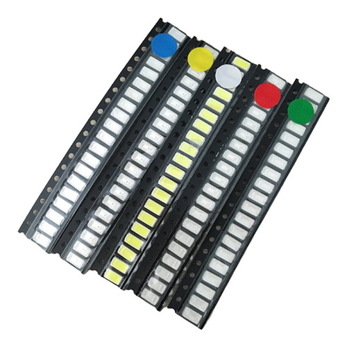 200 Unidades Led Smd 5630 5730 6 Colores 3-3.4v 150ma