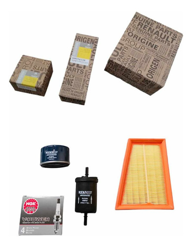 Kit Afinación Filtros Clio 2002-2010 C/bujias