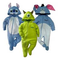Comprar Kit 3 Mamelucos Algodón Disney Stitch, Mike, Eeyore