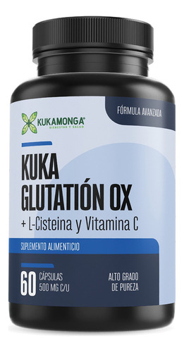 Glutatión Ox, L- Cisteina, Vitamina C, - 60 Cápsulas Sabor Sin sabor