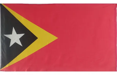 Gq Bandera Timor Oriental Doble Faz Tamaño 90cmx150cm