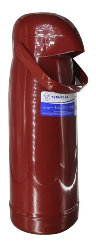 Kit 2 Garrafa Magic Pump 1,8 Litros Vermelho Aurora Termolar