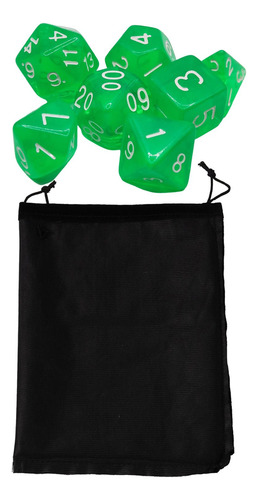 Juego De Dados Poliédricos De 7 Uds. D8 D4 D10 D12 D20 Para