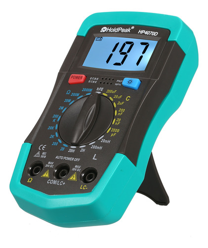 Multímetro Mini Hp4070d Holdpeak De Resistencia De Inductanc