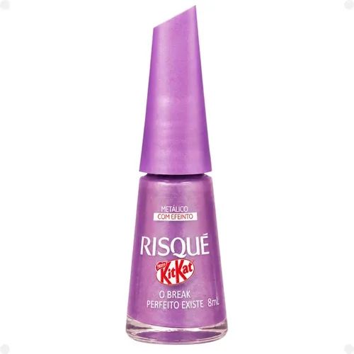 Esmalte Metálico Risqué Kitkat O Break Perfeito Existe 8ml