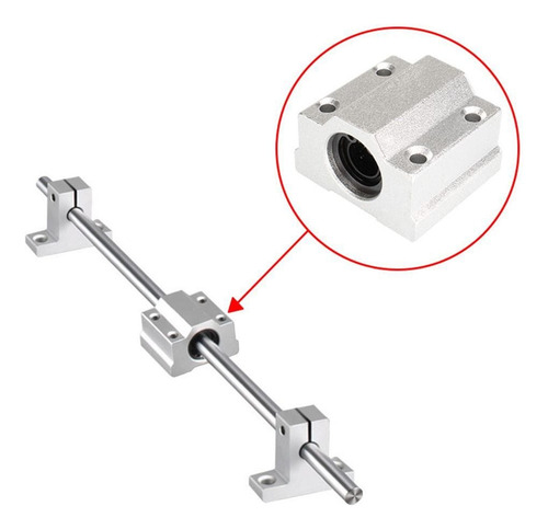 Carro Rulemanes Rodamiento Lineal Scs10uu 10mm
