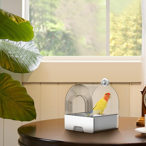 Baño De Aves Para Jaula - 9.45 Pulgadas De Bañera De Loro