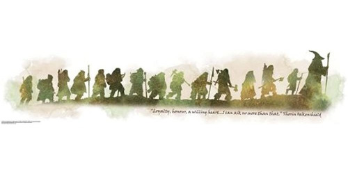 Roommates Rmk2161scs The Hobbit Quote Peel And Stick Wall Ca