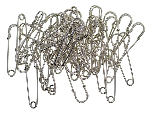 6 X 50 Piezas Broches De Seguridad Metal Pinza Sujeción