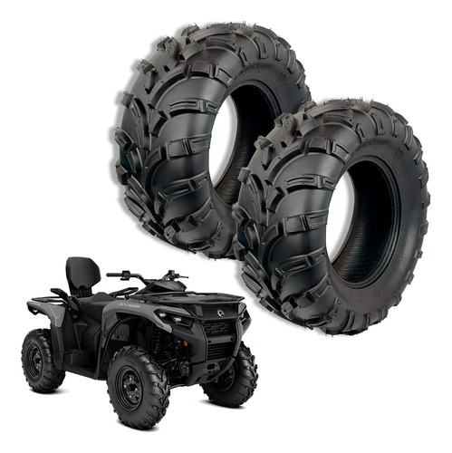 Llantas Para Can Am Outlander 25x10x12 Y 25x8x12 Dot 4pzas
