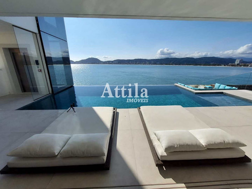 Imagem 7 de 30 de Casa Recém Construída, 6 Suítes, Pier Jet Ski, Enseada - V3350