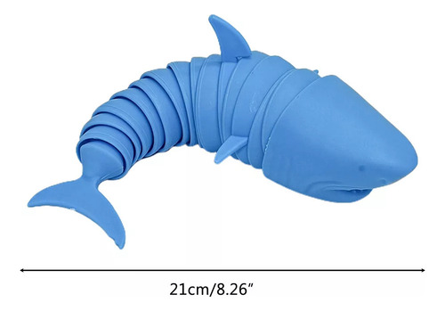Juguete Sensorial Articulado Con Forma De Tiburón Para Alivi