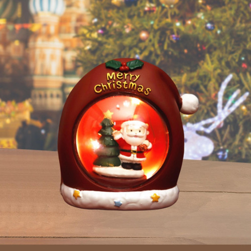Lámpara De Navidad Con Forma De Bola De Nieve Y Farol Para